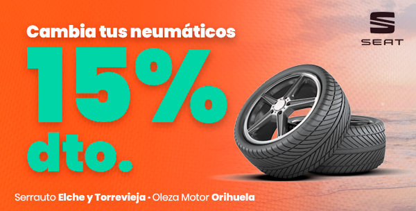 Cambio de neumáticos con un 15% Dcto. en todas las medidas y marcas Y REGALO DE CHEQUES DE TALLER